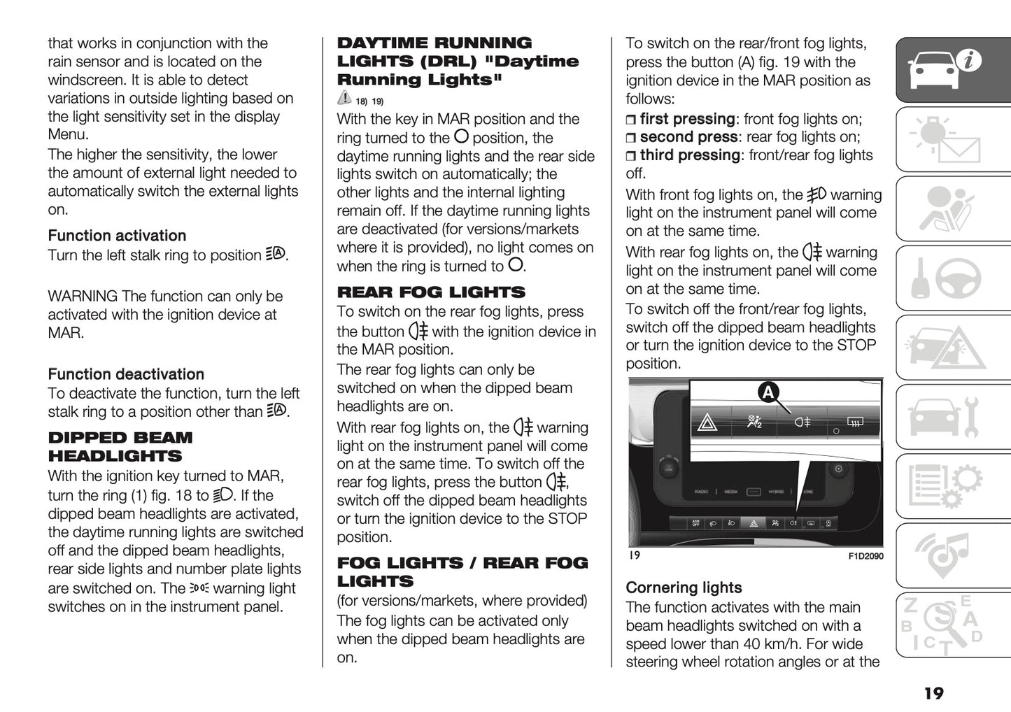 2025-2026 Fiat Panda/Pandina Owner's Manual | English