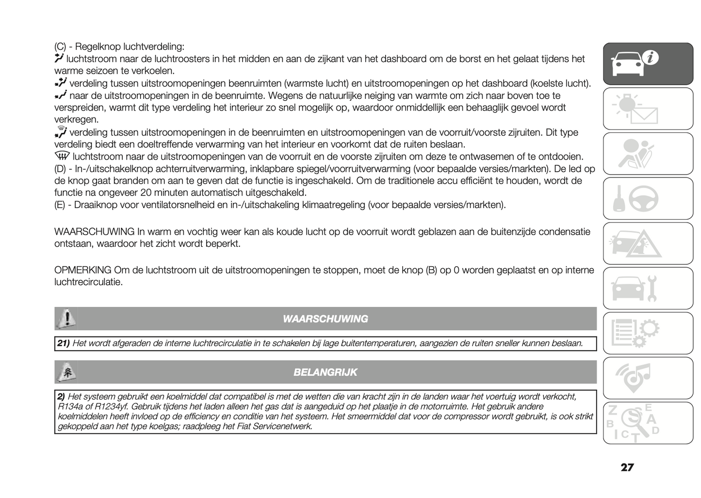 2023-2024 Fiat Panda Owner's Manual | Dutch