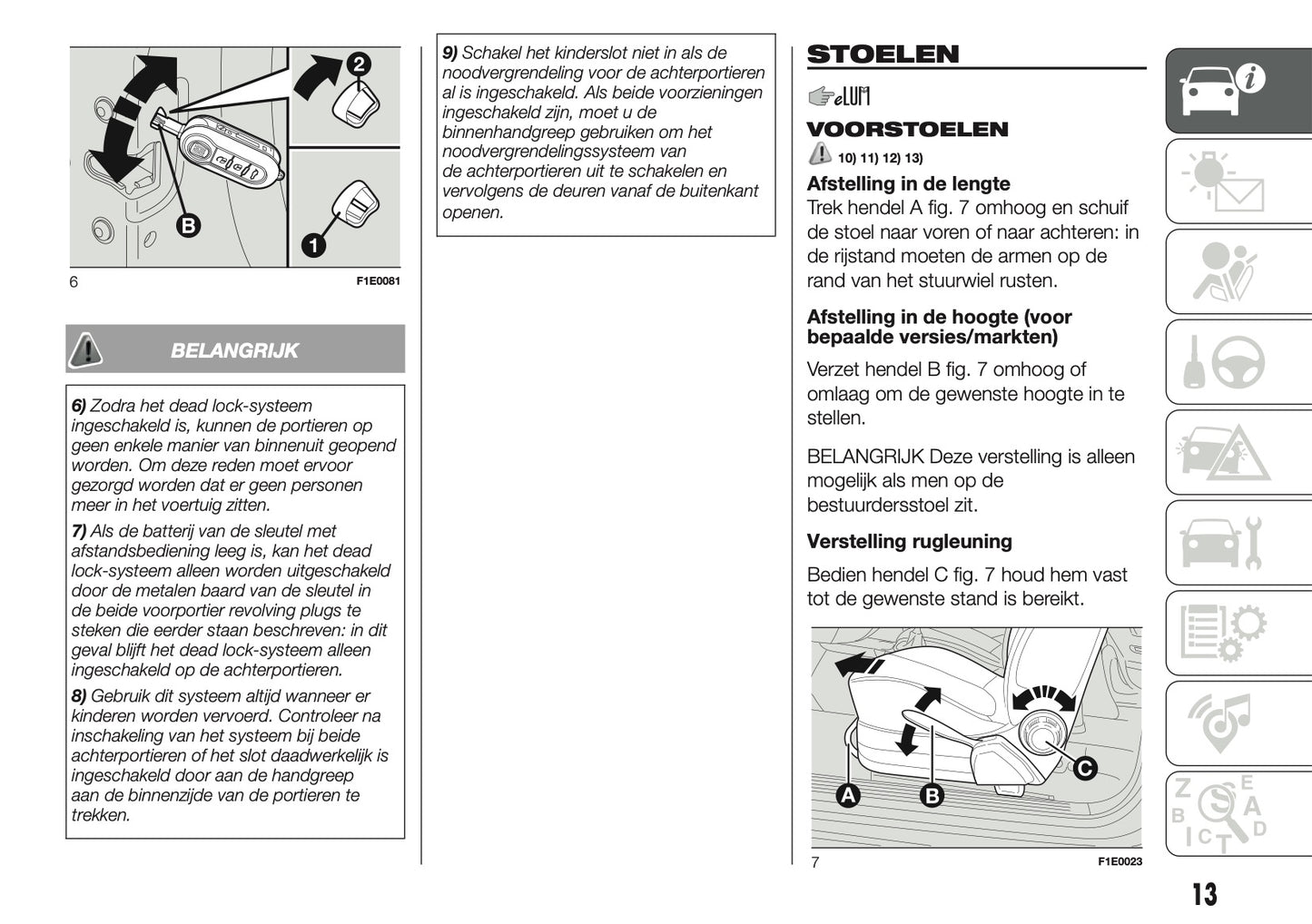 2017 Fiat Punto Easy Owner's Manual | Dutch