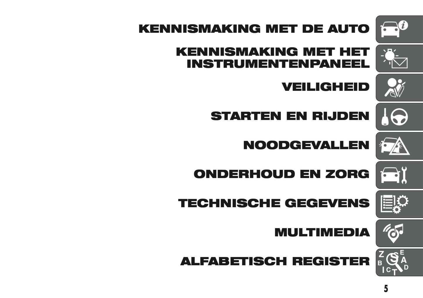 2017 Fiat Punto Easy Owner's Manual | Dutch