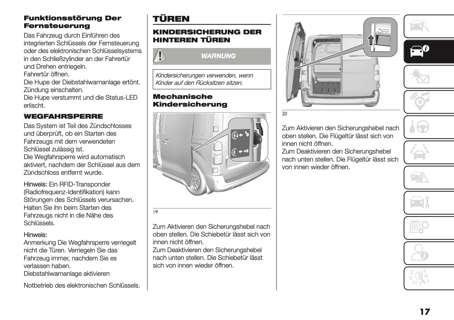 2025 Fiat Scudo/Ulysse Bedienungsanleitung | Deutsch