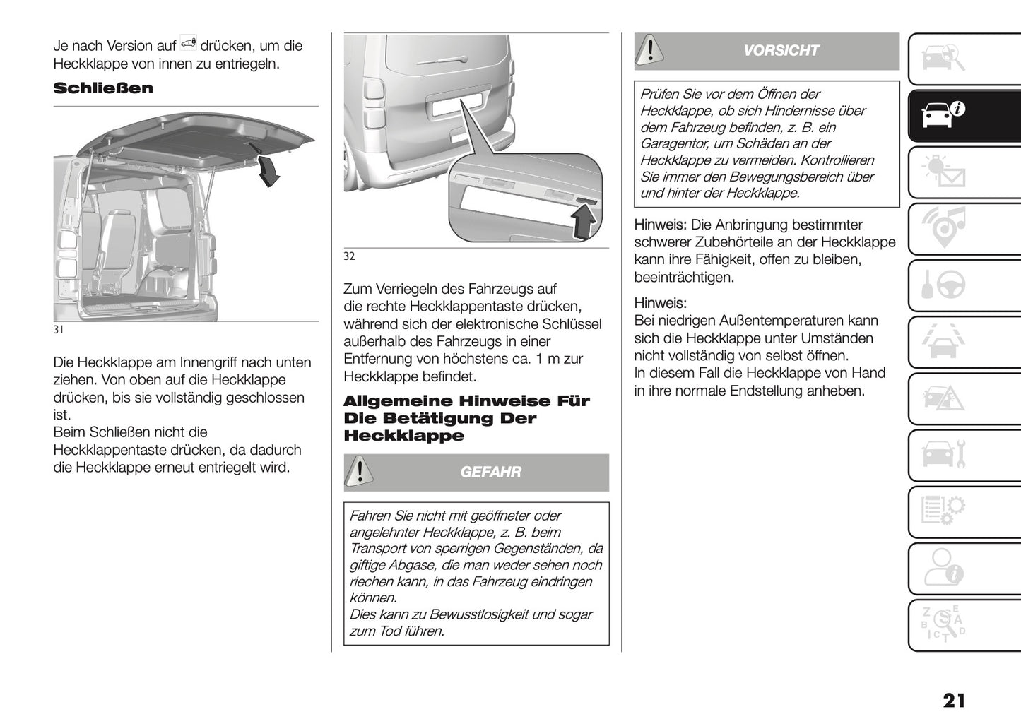 2025 Fiat Scudo/Ulysse Bedienungsanleitung | Deutsch
