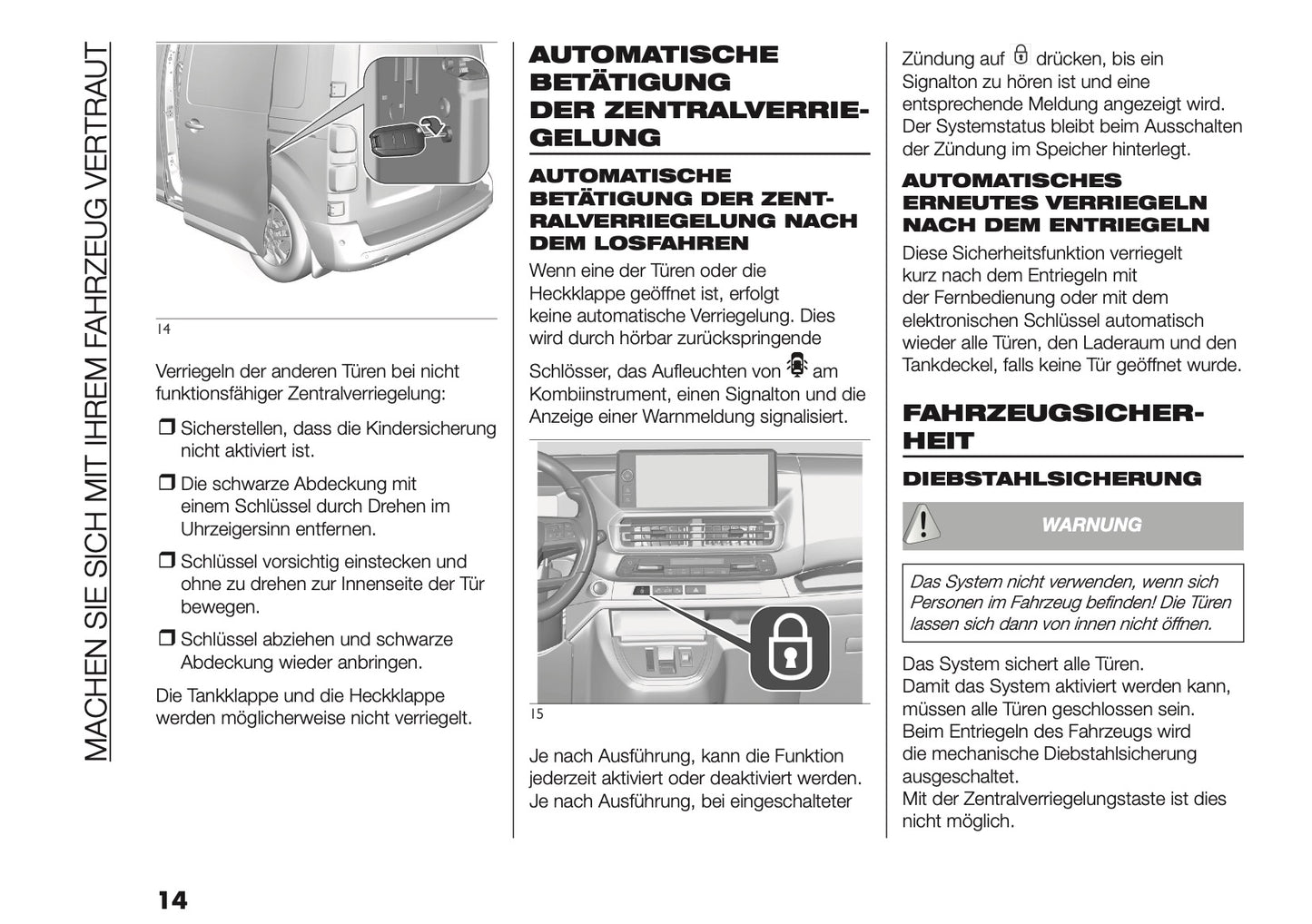 2026 Fiat Scudo/Ulysse Bedienungsanleitung | Deutsch