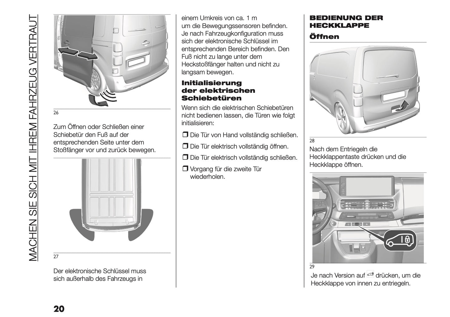 2026 Fiat Scudo/Ulysse Bedienungsanleitung | Deutsch
