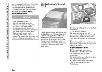 2026 Fiat Scudo/Ulysse Bedienungsanleitung | Deutsch