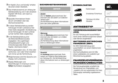 2026 Fiat Scudo/Ulysse Bedienungsanleitung | Deutsch