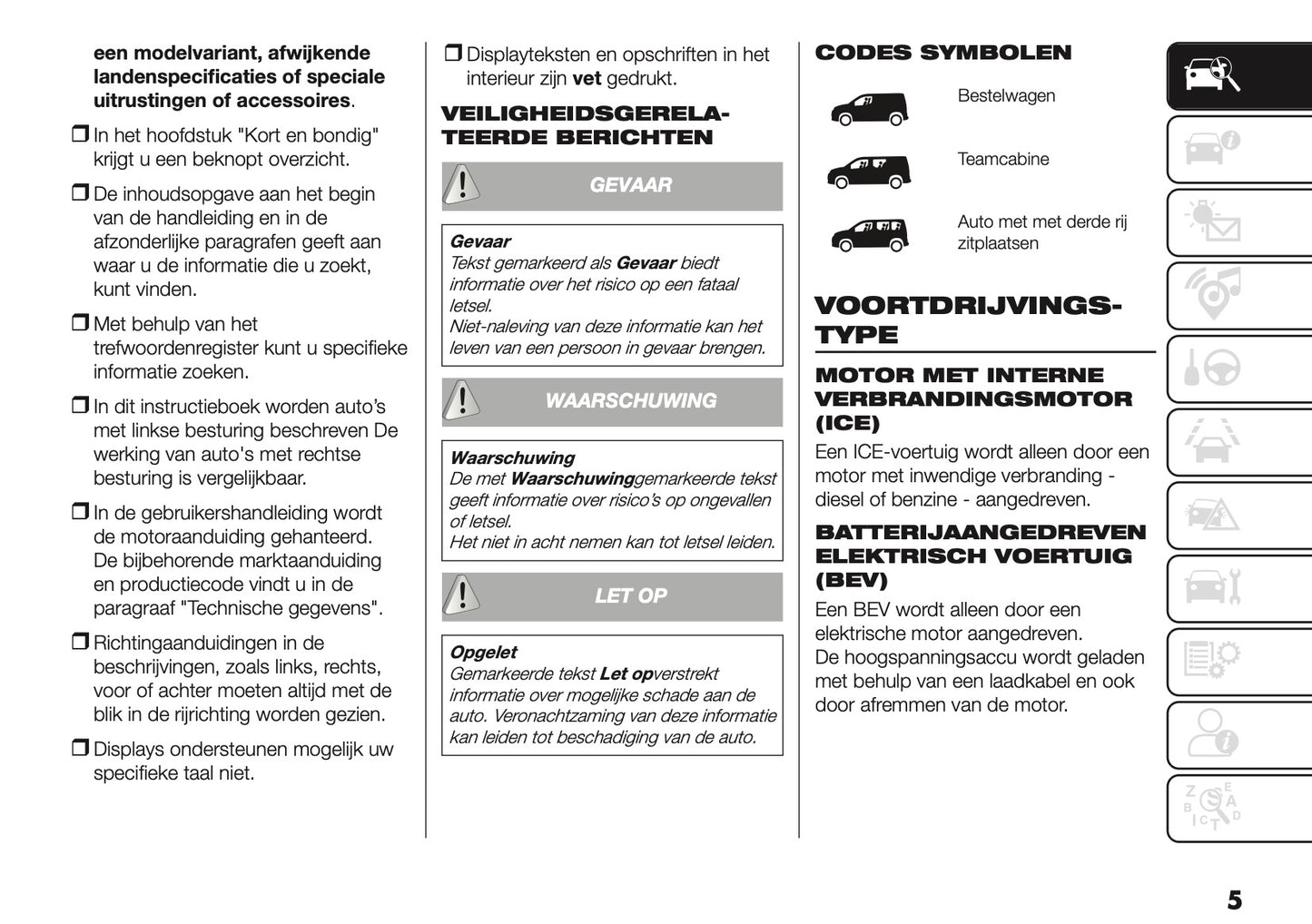 2025 Fiat Scudo/Ulysse Owner's Manual | Dutch