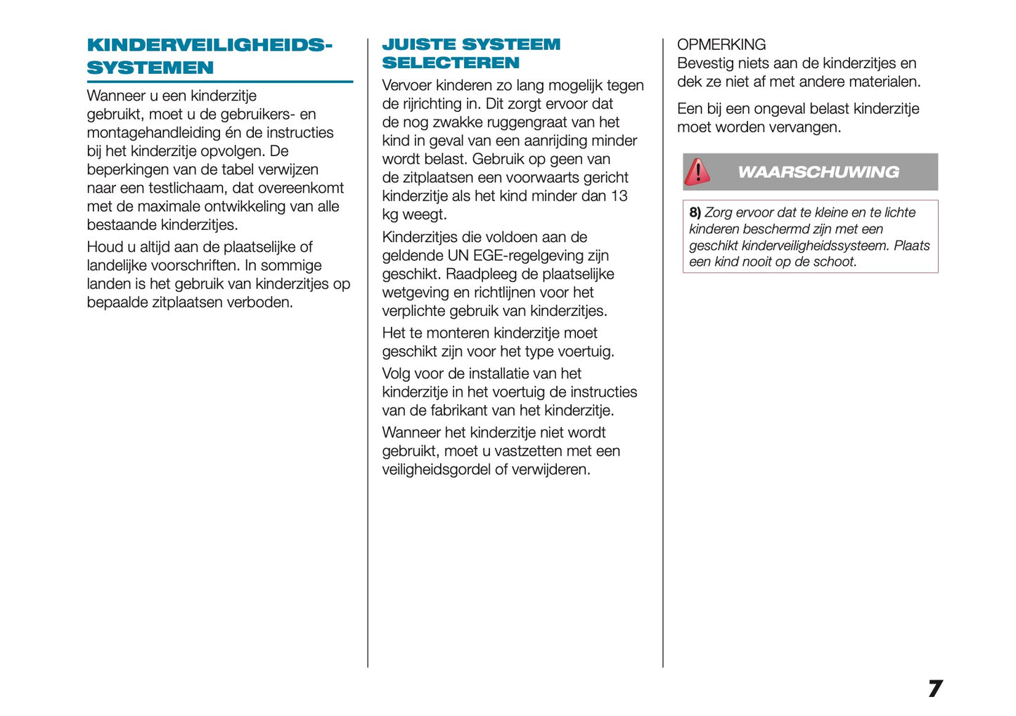 2023-2025 Fiat Topolino Owner's Manual | Dutch