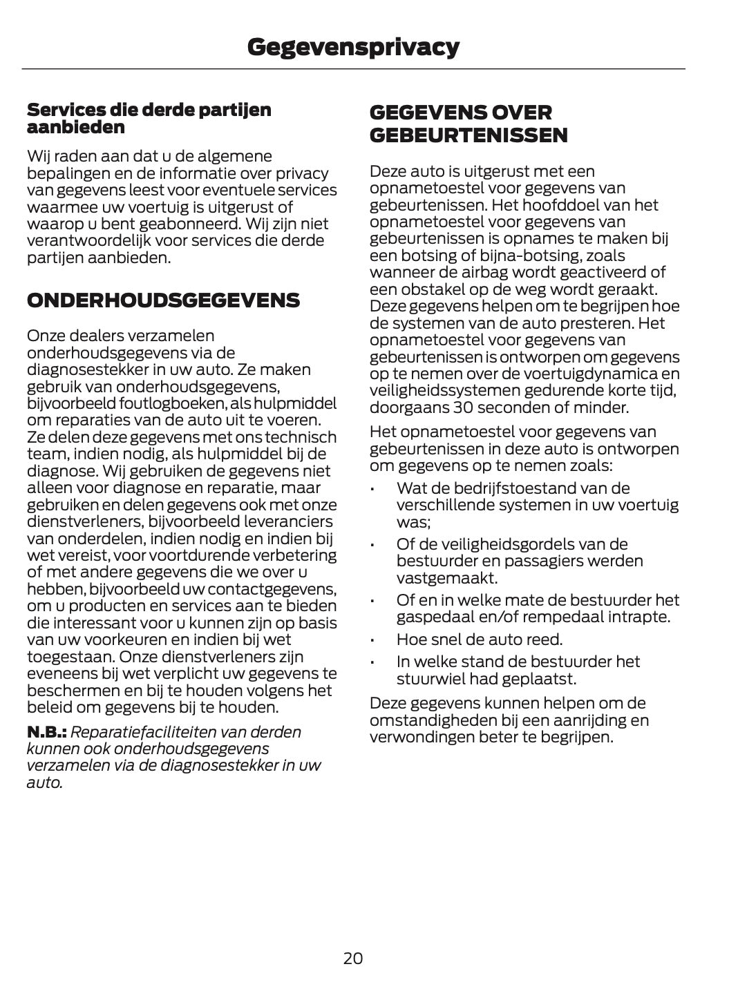 2024-2025 Ford Bronco Owner's Manual | Dutch