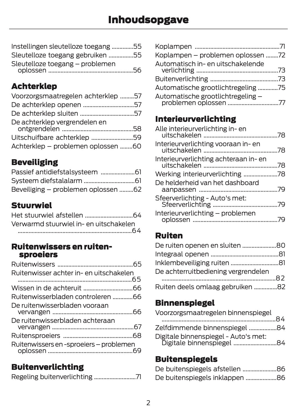 2024-2025 Ford Bronco Owner's Manual | Dutch