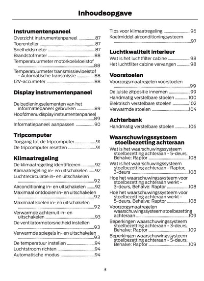 2024-2025 Ford Bronco Owner's Manual | Dutch