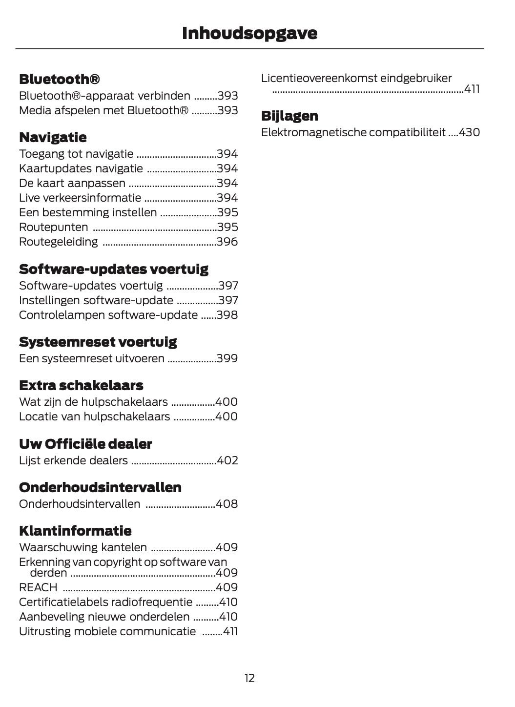 2026 Ford Bronco Owner's Manual | Dutch