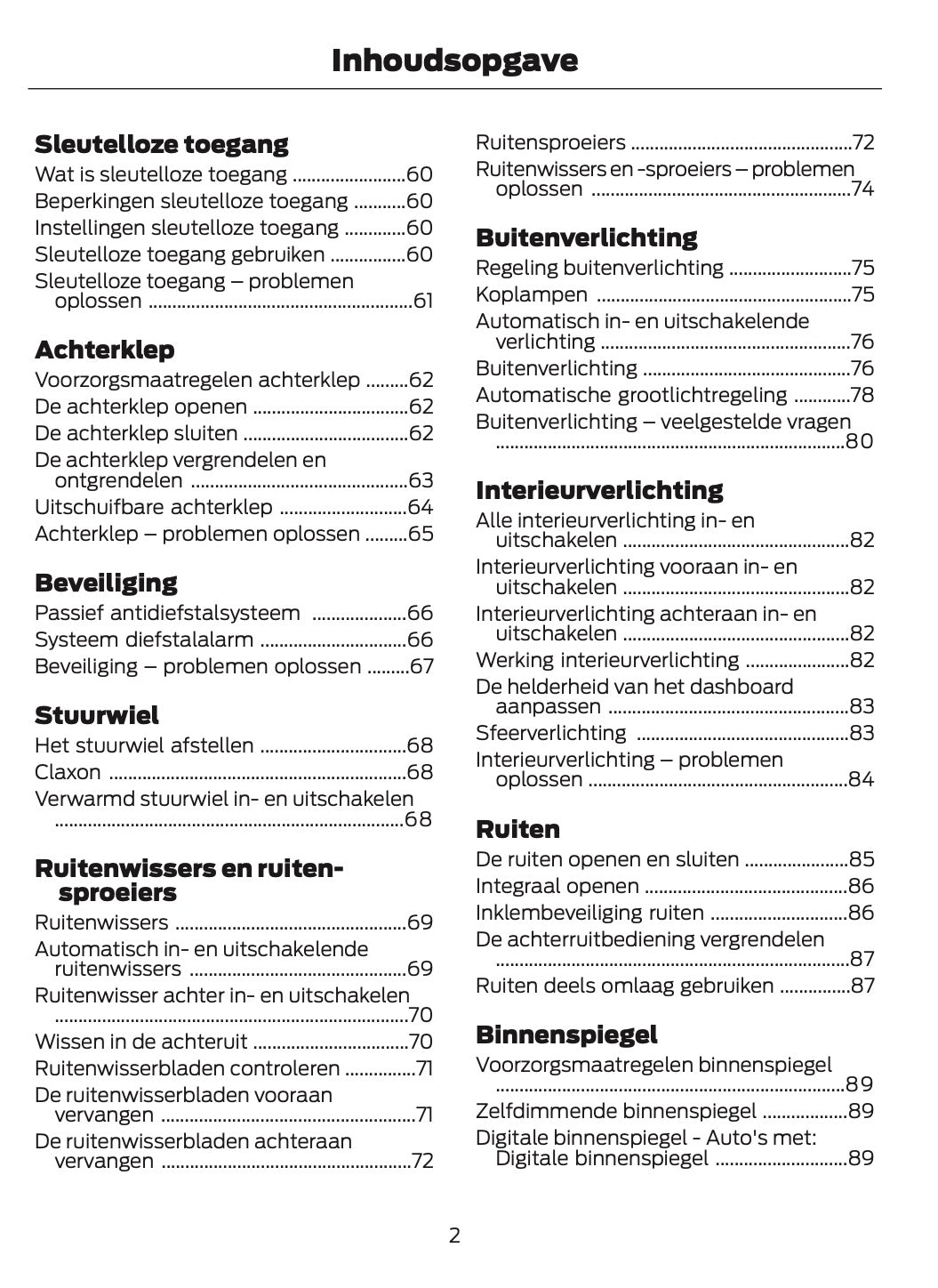 2026 Ford Bronco Owner's Manual | Dutch