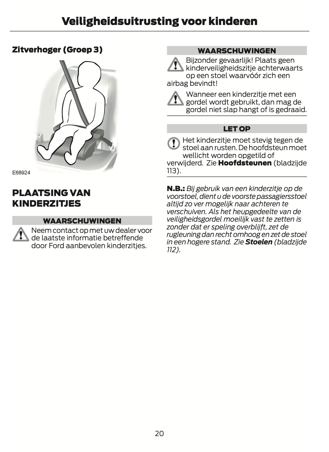 2012-2014 Ford C-Max Owner's Manual | Dutch