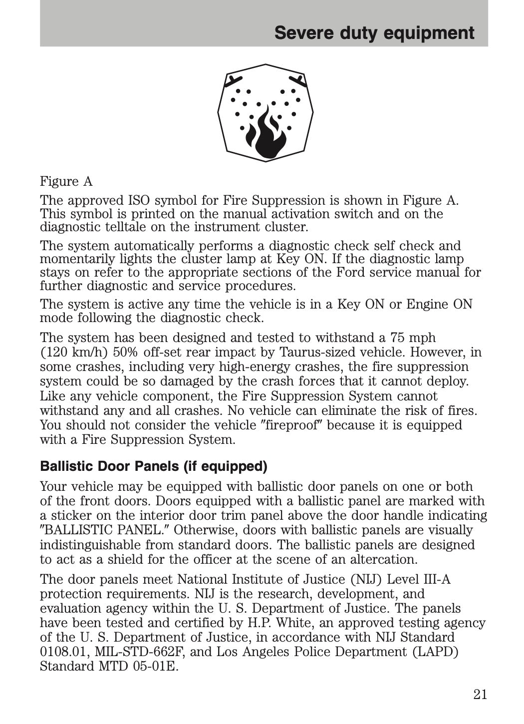 2009-2011 Ford Crown Victoria Police Fleet Supplement Manual | English US