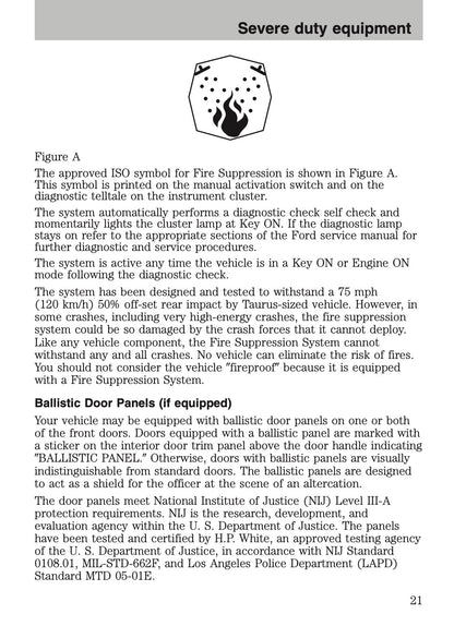 2009-2011 Ford Crown Victoria Police Fleet Supplement Manual | English US