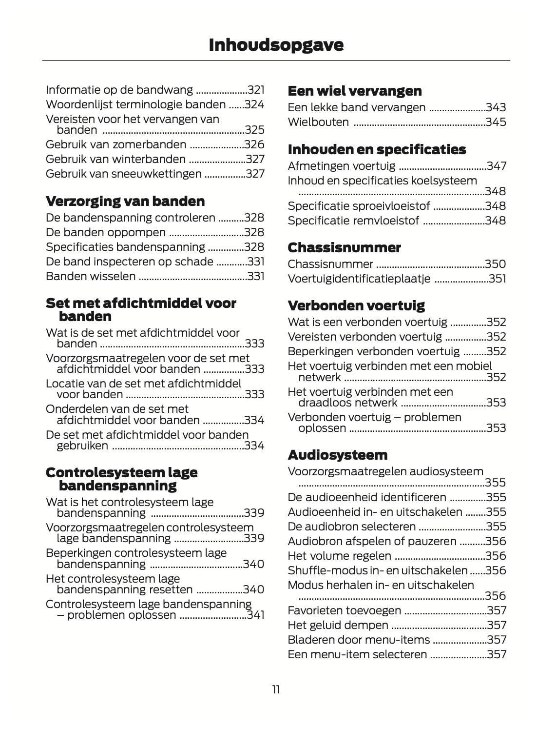 2024 Ford Explorer Owner's Manual | Dutch