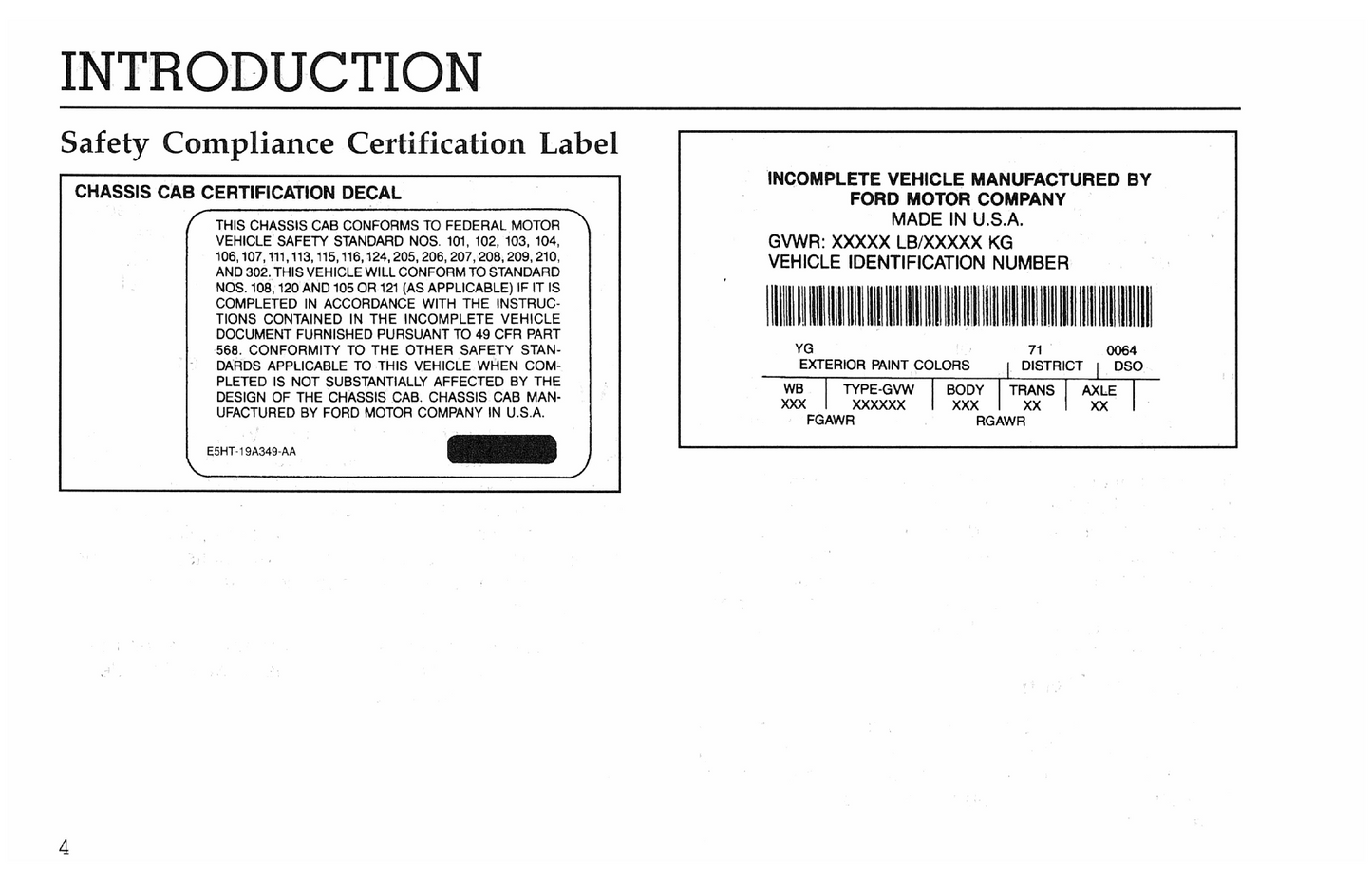 1996 Ford F-Series Diesel/B-Series Diesel Owner's Manual | English