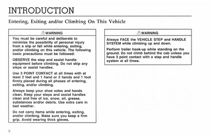 1996 Ford F-Series Diesel/B-Series Diesel Owner's Manual | English