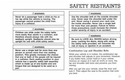 1996 Ford F-Series Diesel/B-Series Diesel Owner's Manual | English