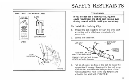 1996 Ford F-Series Diesel/B-Series Diesel Owner's Manual | English