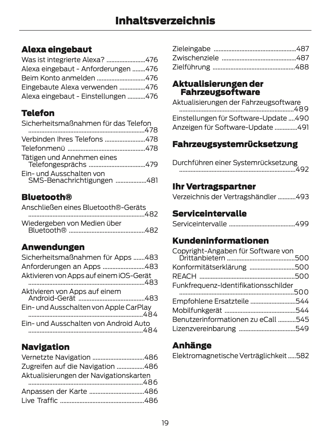 2024 Ford Focus Owner's Manual | German