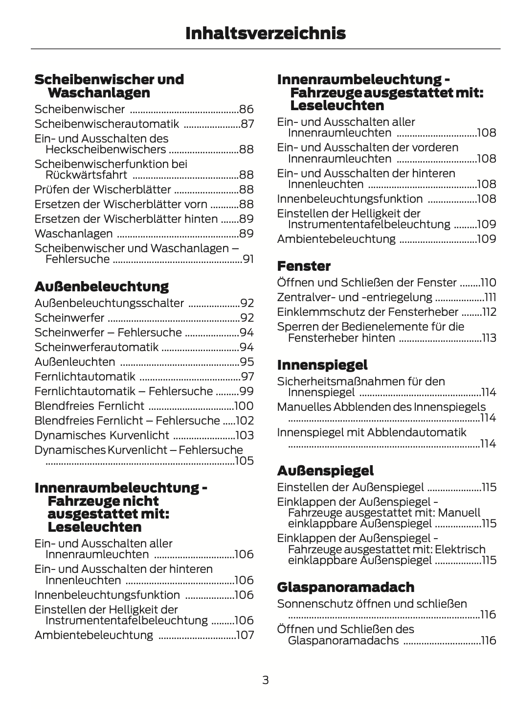 2024 Ford Focus Owner's Manual | German