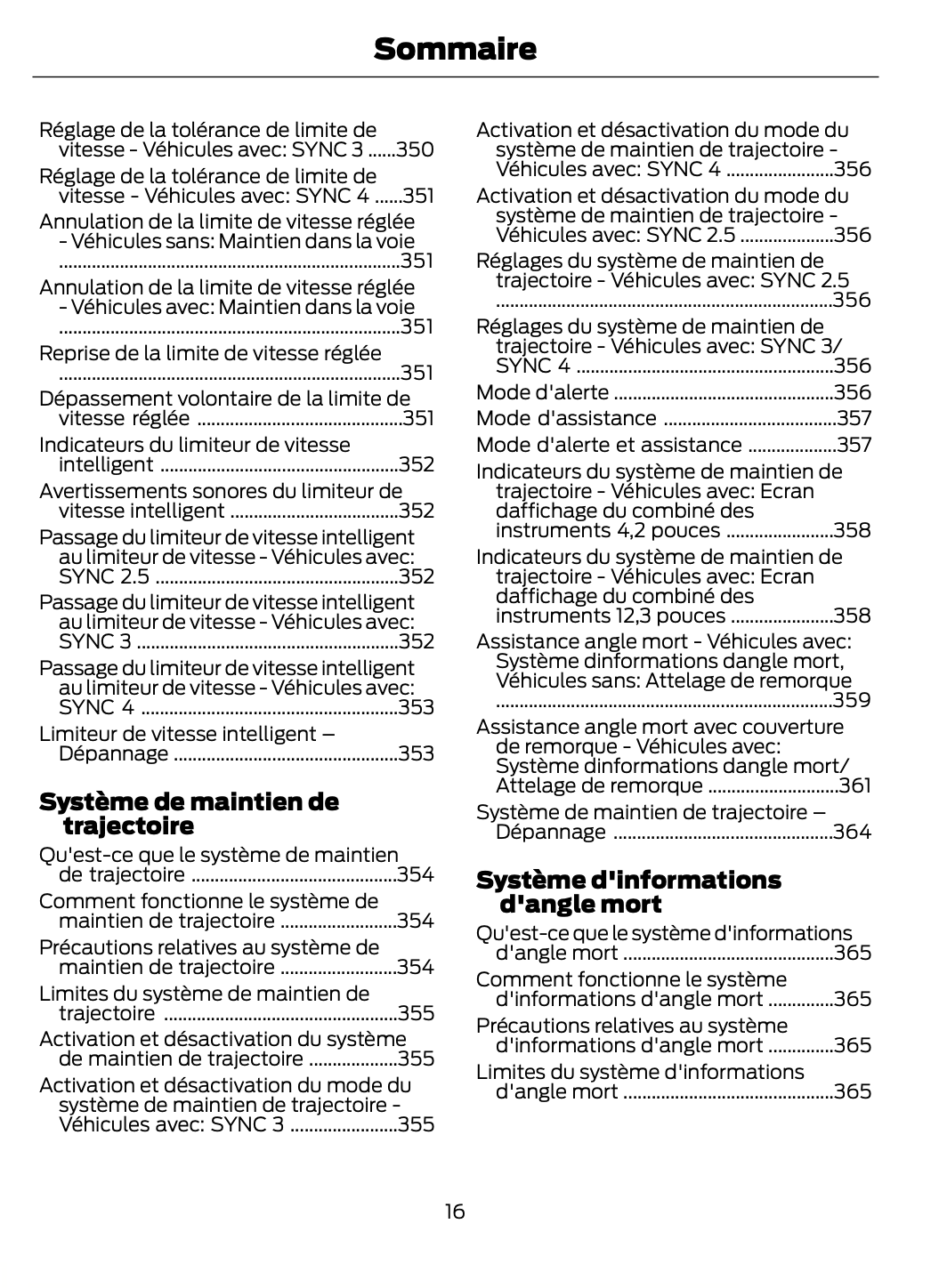 2023-2024 Ford Focus Owner's Manual | French