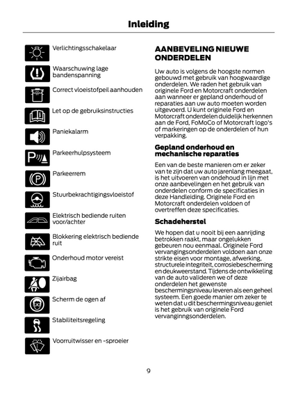 2013-2014 Ford Focus Owner's Manual | Dutch