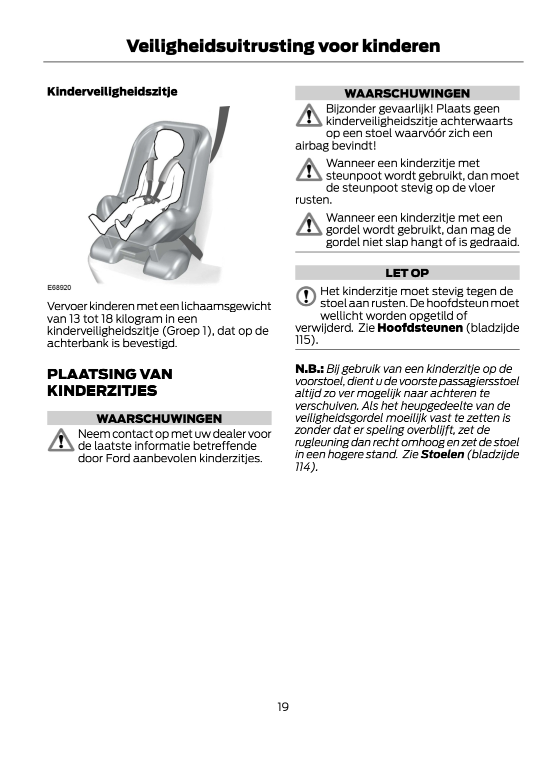 2013-2014 Ford Focus Owner's Manual | Dutch