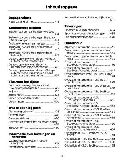 2021 Ford Focus Bedienungsanleitung | Niederländisch