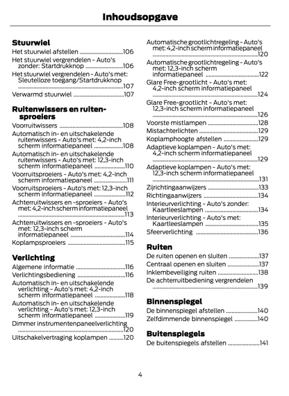 2021 Ford Focus Bedienungsanleitung | Niederländisch