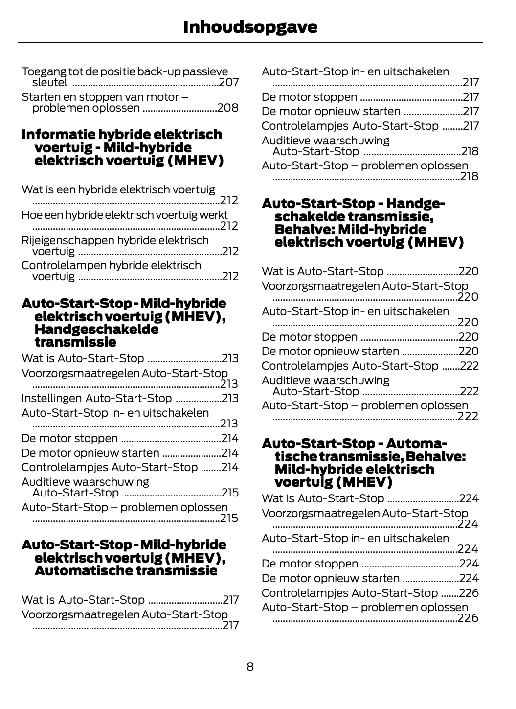 2023-2024 Ford Focus Bedienungsanleitung | Niederländisch