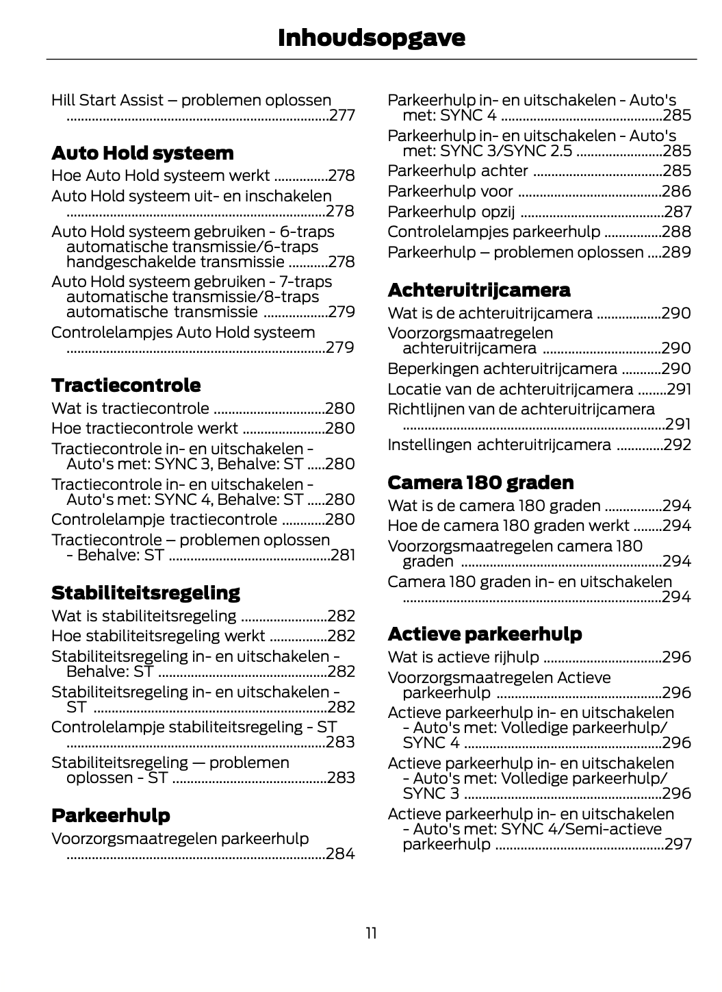 2023-2024 Ford Focus Bedienungsanleitung | Niederländisch