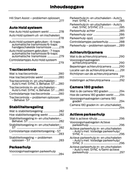 2023-2024 Ford Focus Bedienungsanleitung | Niederländisch