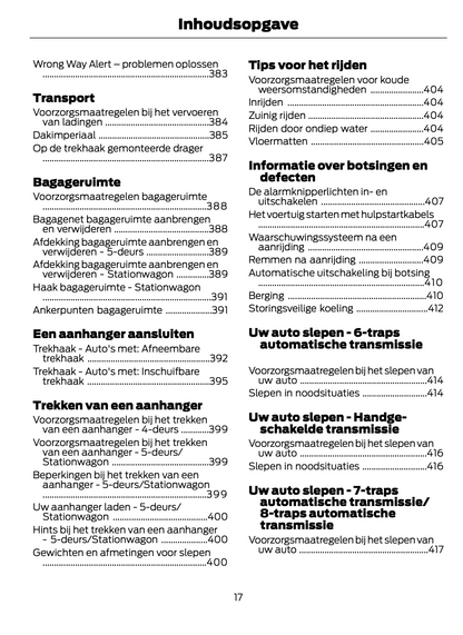 2023-2024 Ford Focus Bedienungsanleitung | Niederländisch