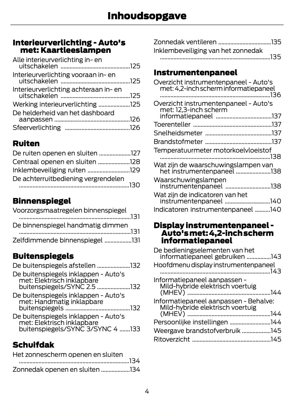 2023-2024 Ford Focus Bedienungsanleitung | Niederländisch