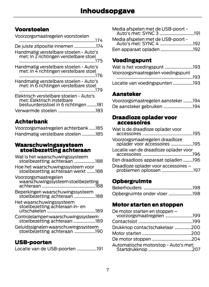 2023-2024 Ford Focus Bedienungsanleitung | Niederländisch