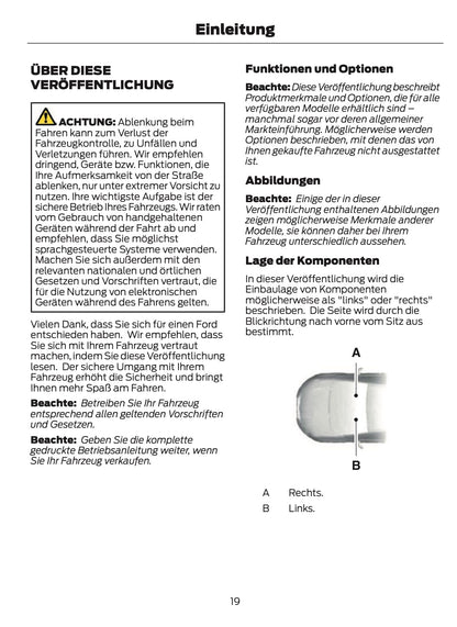 2024-2025 Ford Kuga Bedienungsanleitung | Deutsch