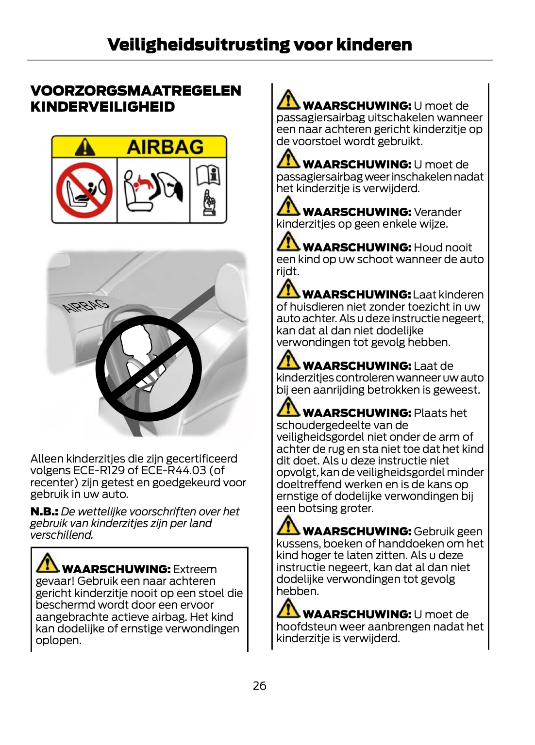 2021-2022 Ford Kuga Owner's Manual | Dutch