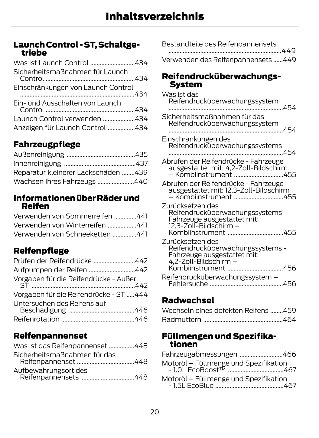 2023-2024 Ford Puma Bedienungsanleitung | Deutsch