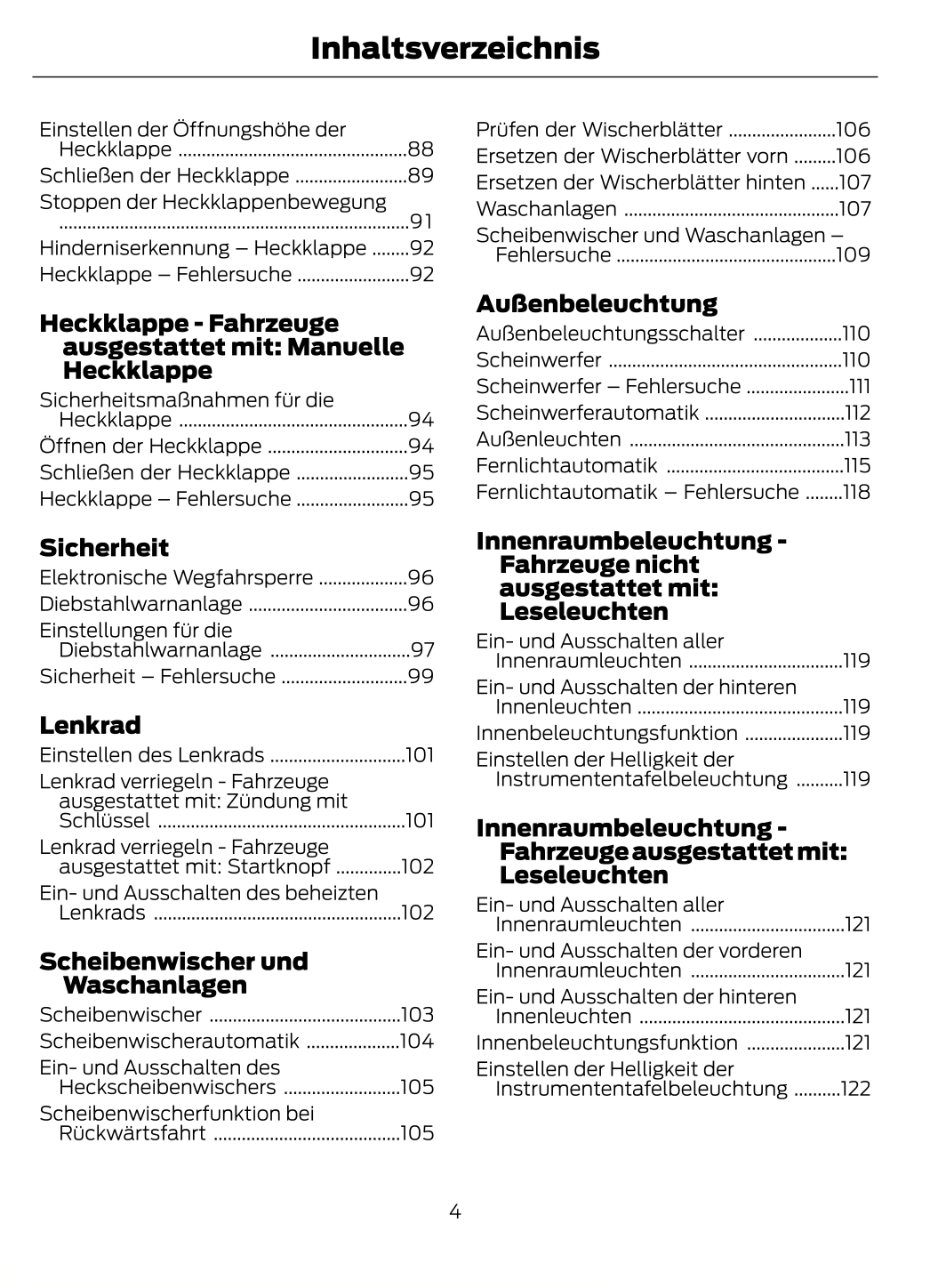 2023-2024 Ford Puma Bedienungsanleitung | Deutsch