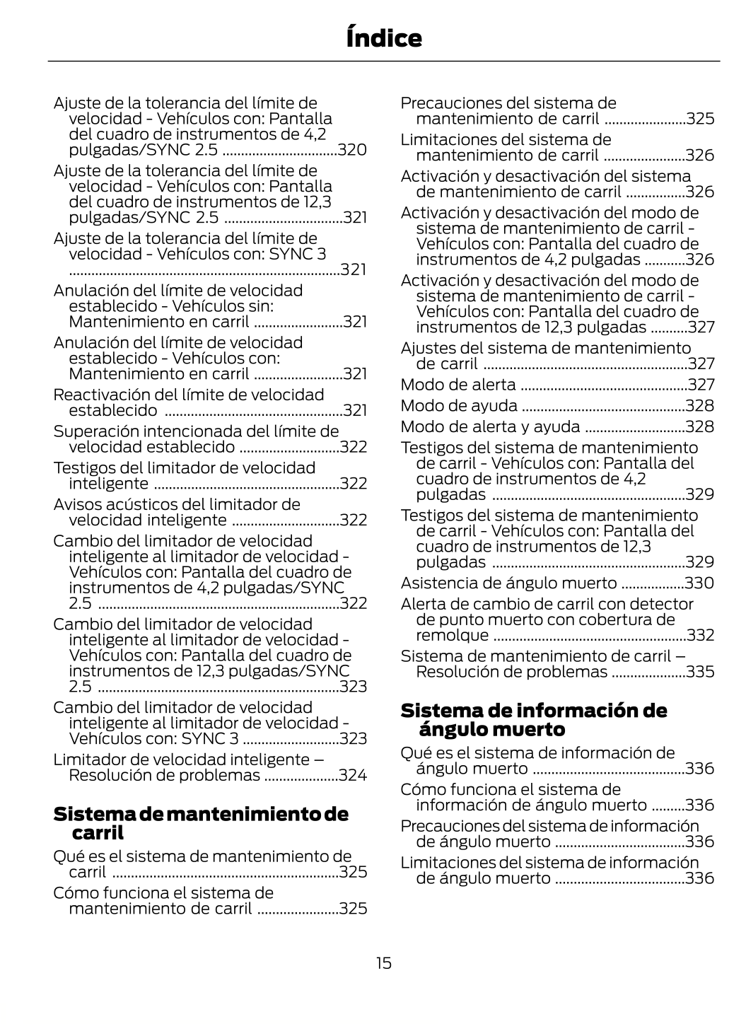 2023-2024 Ford Puma Bedienungsanleitung | Spanisch