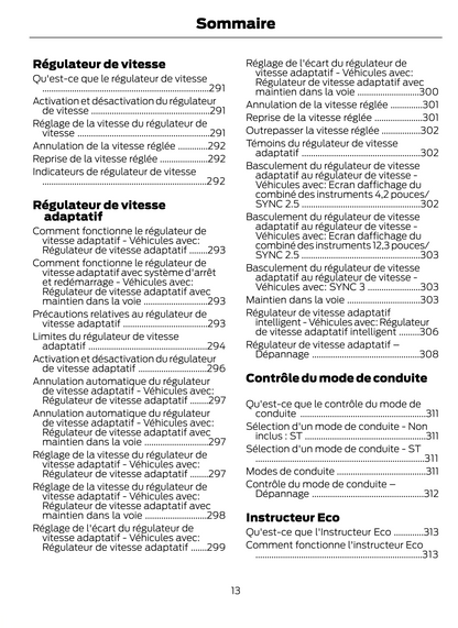 2023-2024 Ford Puma Bedienungsanleitung | Französisch