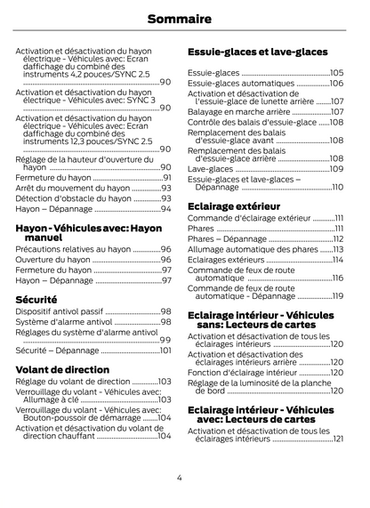 2023-2024 Ford Puma Bedienungsanleitung | Französisch