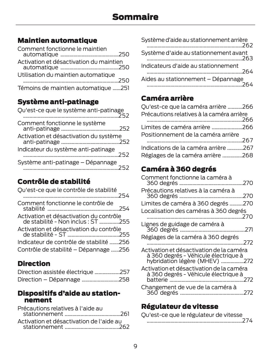 2025 Ford Puma Owner's Manual | French