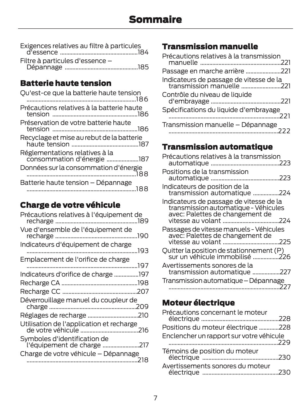 2025 Ford Puma Owner's Manual | French