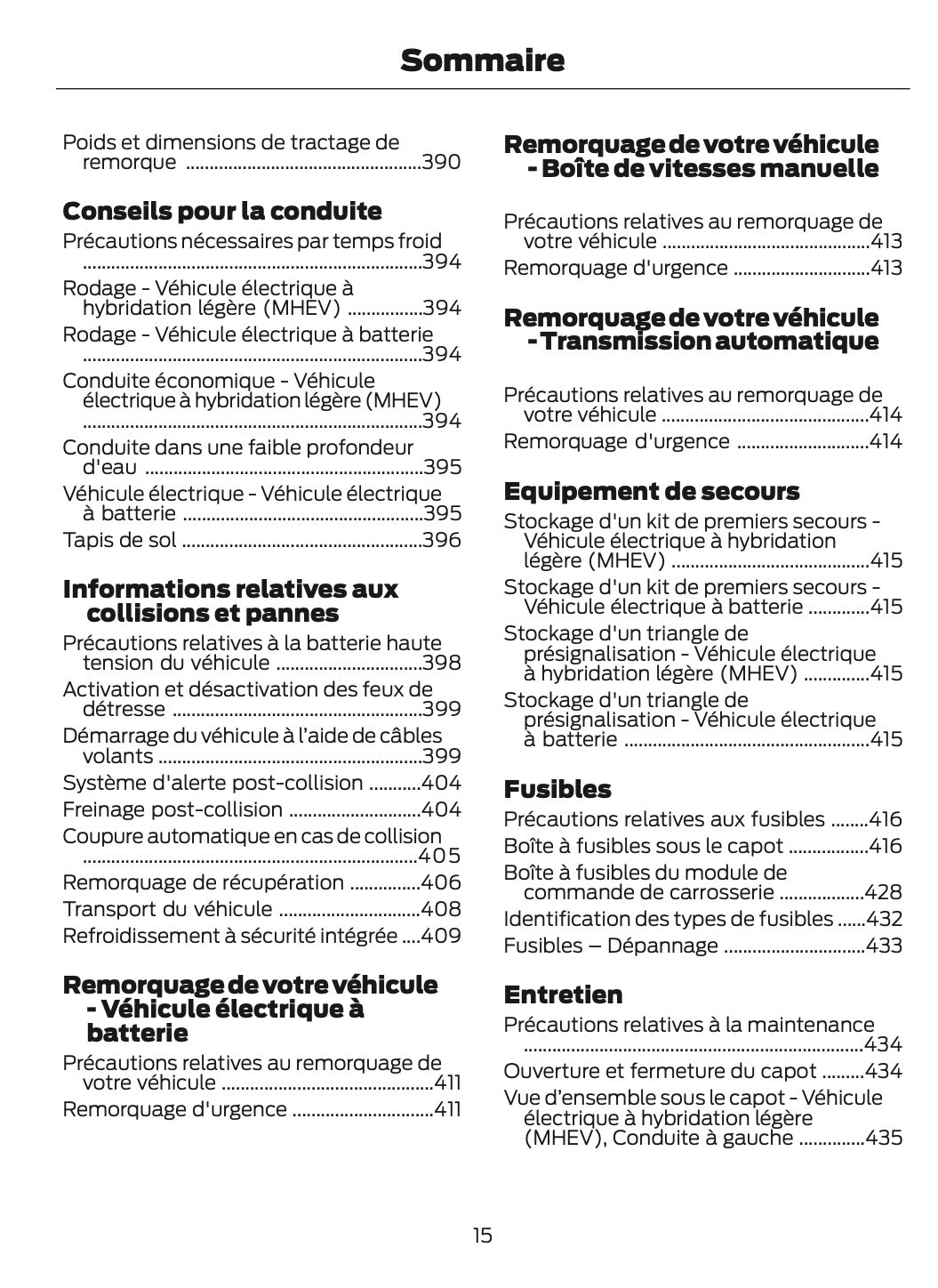 2026 Ford Puma Owner's Manual | French