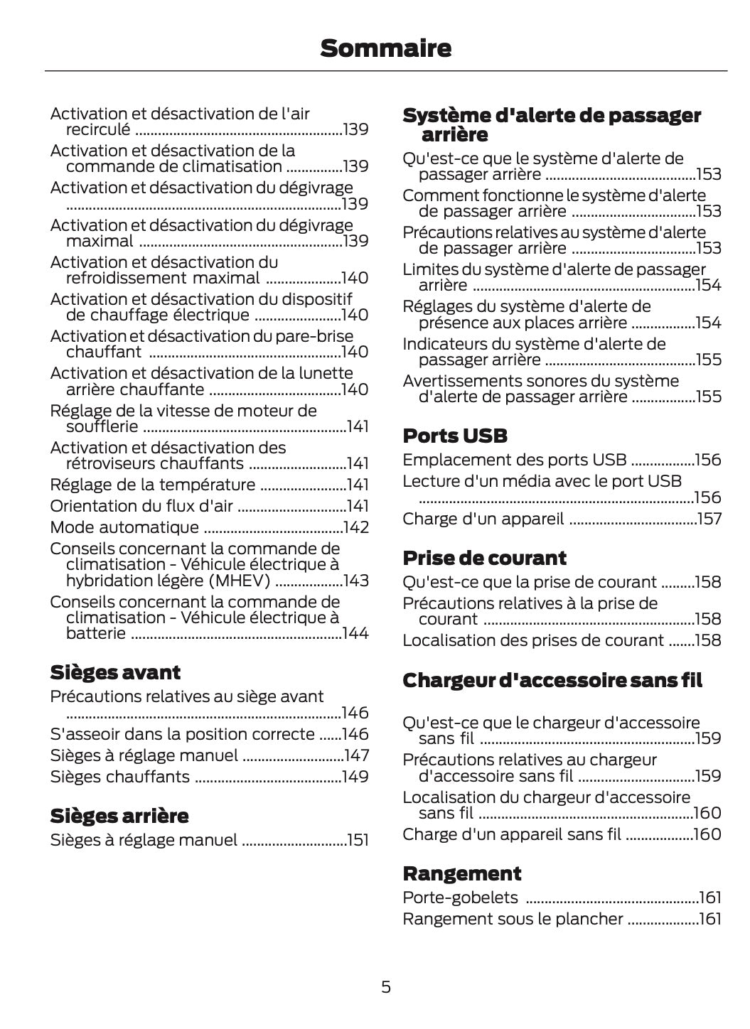 2026 Ford Puma Owner's Manual | French