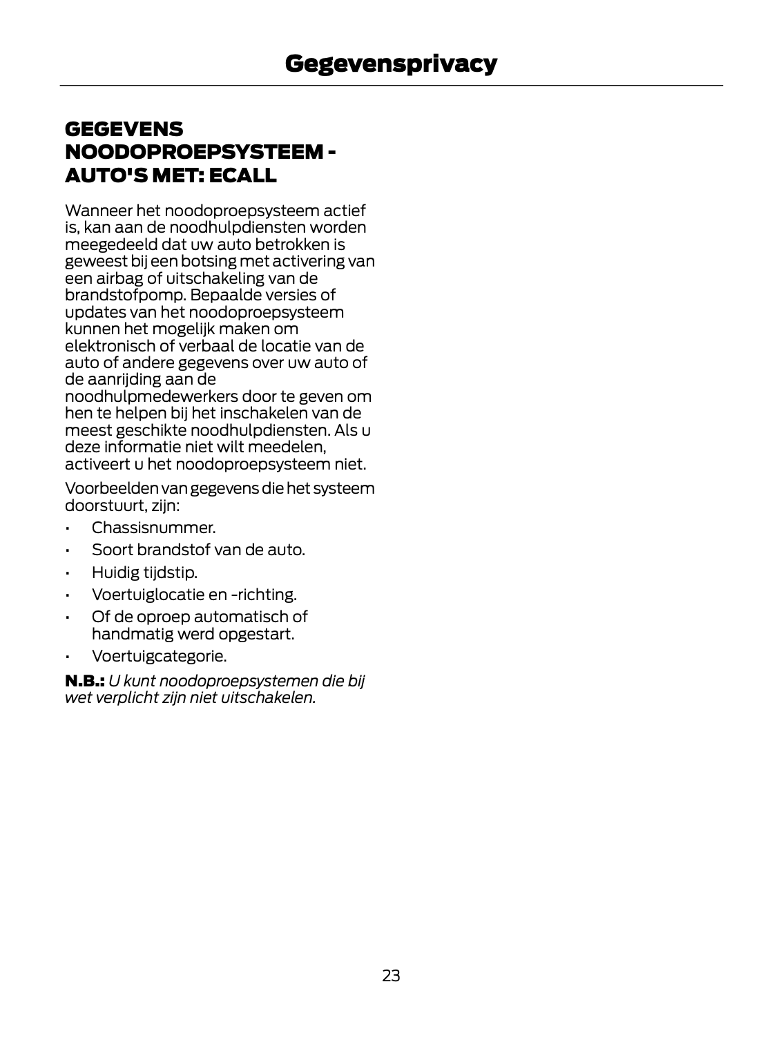 2021 Ford Puma Owner's Manual | Dutch